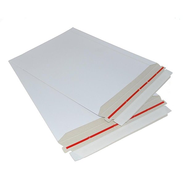 Box Partners 9 x 11.25 in. Do Not Bend Flat Mailers; White RM2DNB